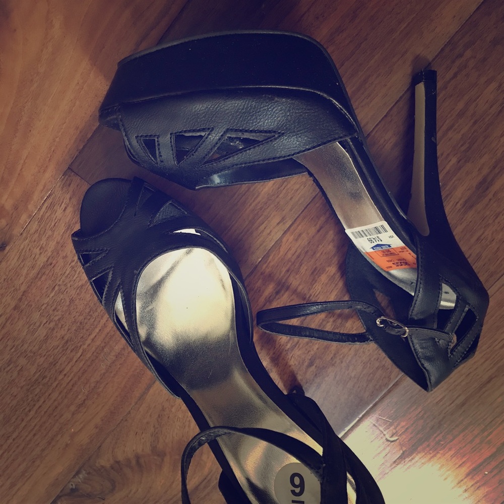 Black high heels